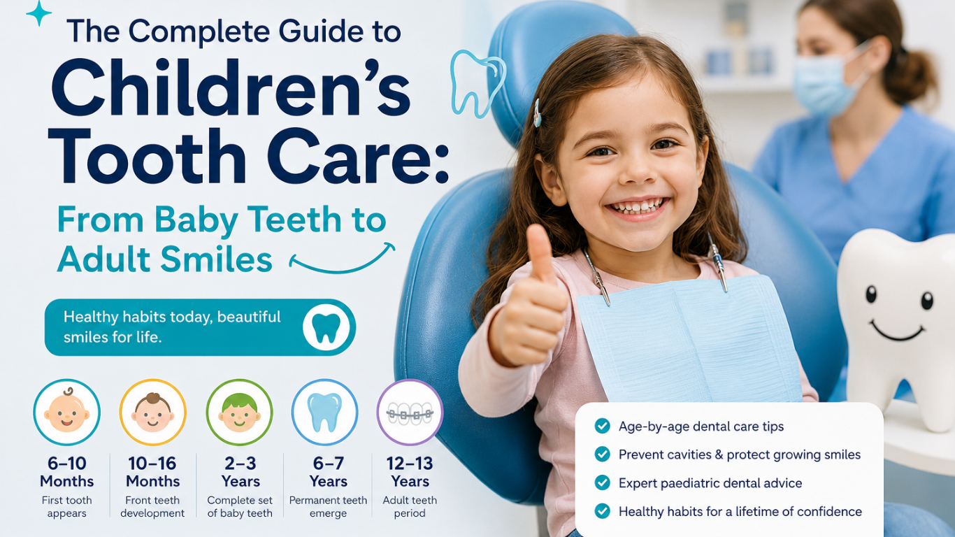 The Complete Guide to Children’s Tooth Care: From Baby Teeth to Adult Smiles